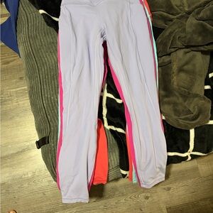 Lululemon Athletica Lavender and Pink Leggings